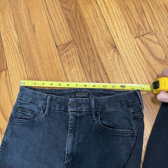 Mother High Waisted Looker Skinny Jeans in Blackbird Size 27 - Picture 11 of 11